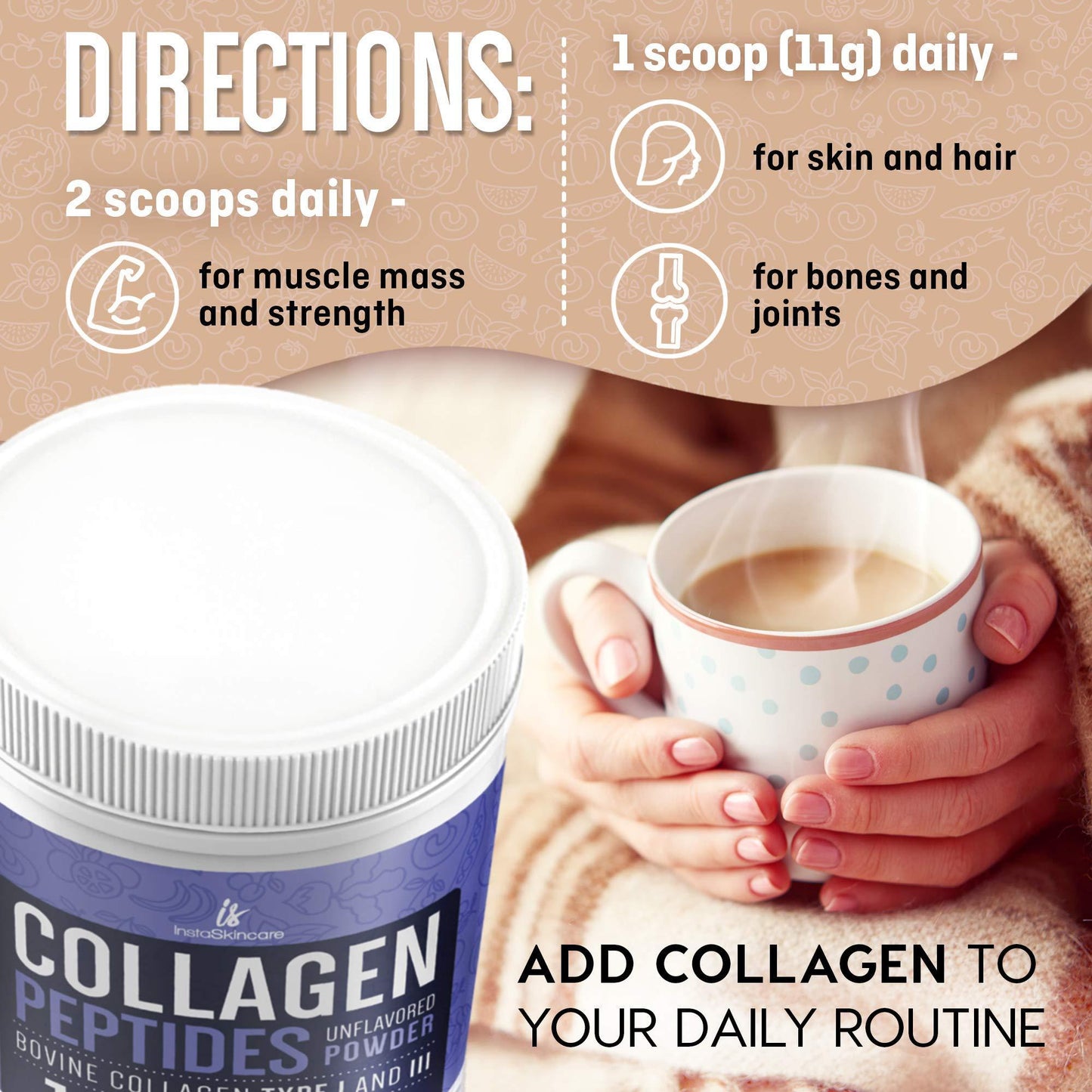 InstaSkincare Collagen Powder for Women