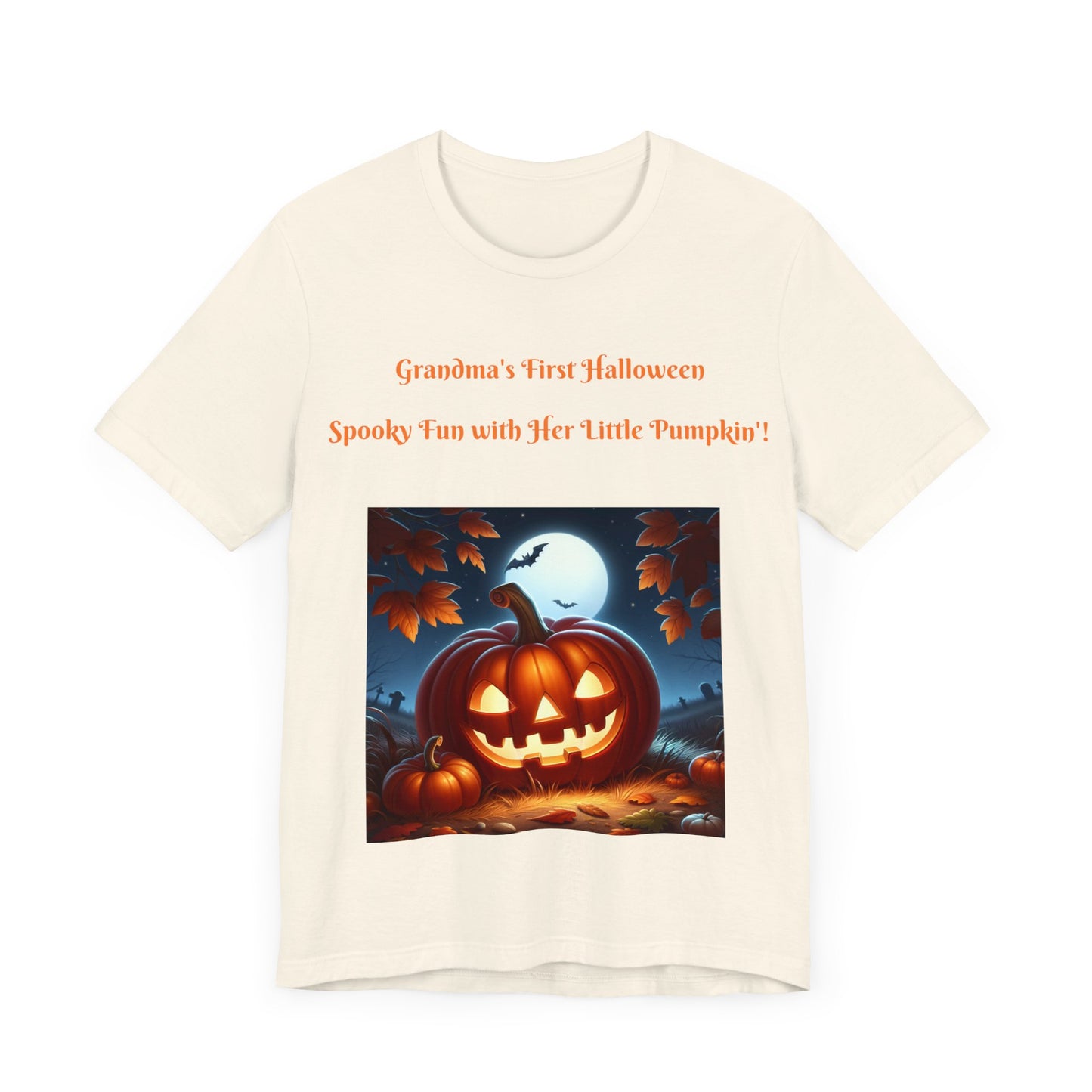 "Grandma's First Halloween: Spooky Fun with Her Little Pumpkin!"