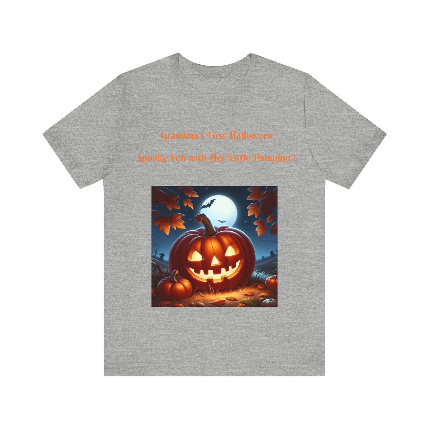 "Grandma's First Halloween: Spooky Fun with Her Little Pumpkin!"