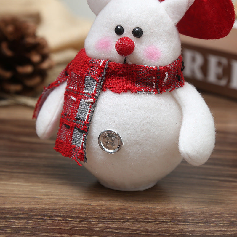 LED Santa Claus and Snowman Christmas Decorations