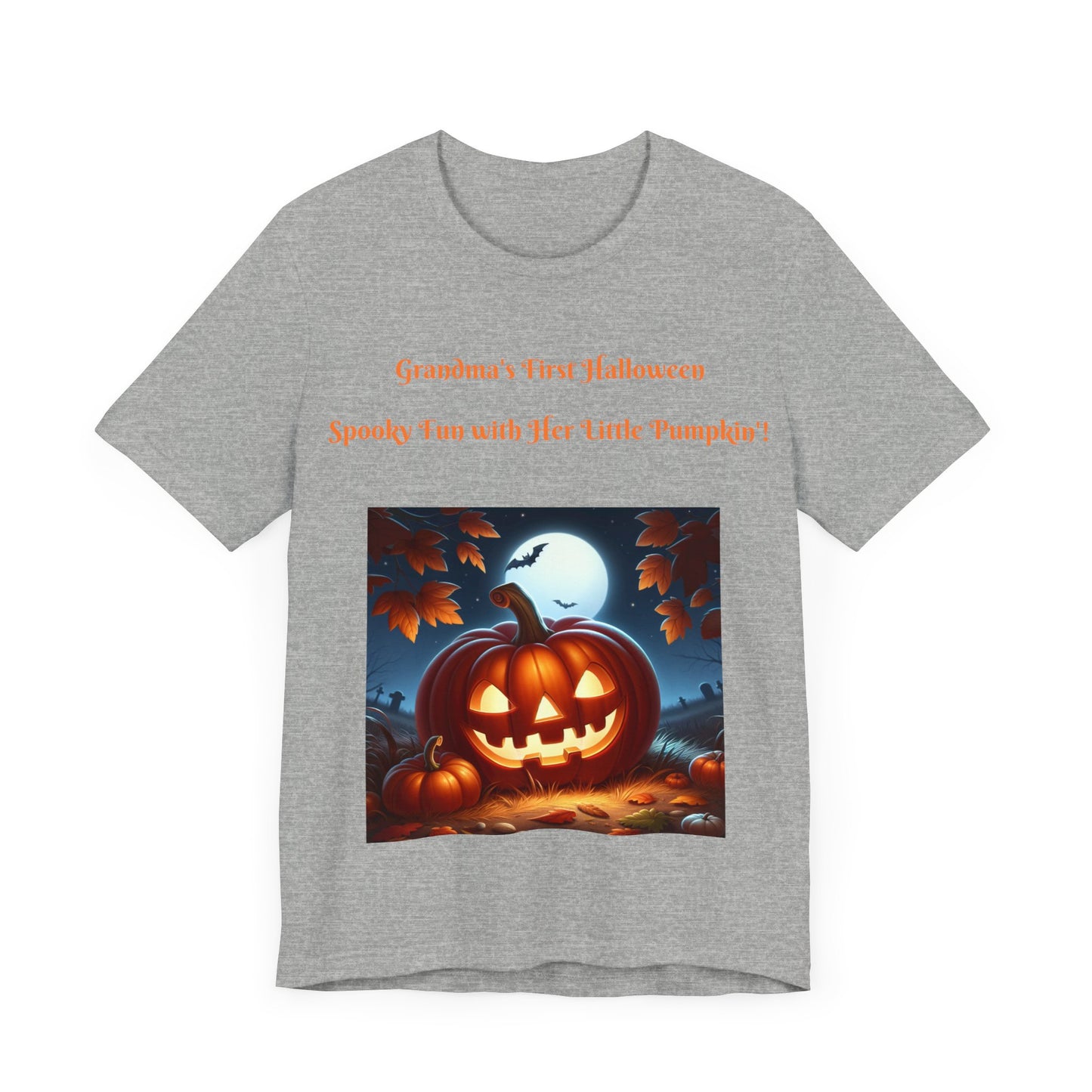 "Grandma's First Halloween: Spooky Fun with Her Little Pumpkin!"