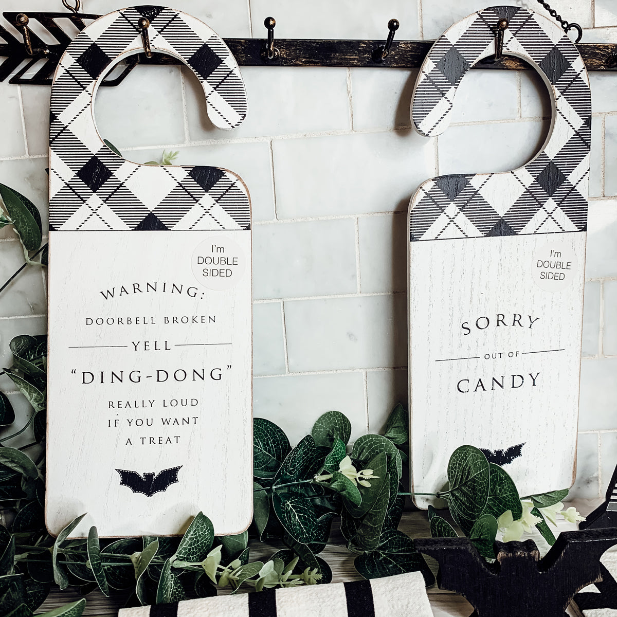 Halloween Ding Dong Sign