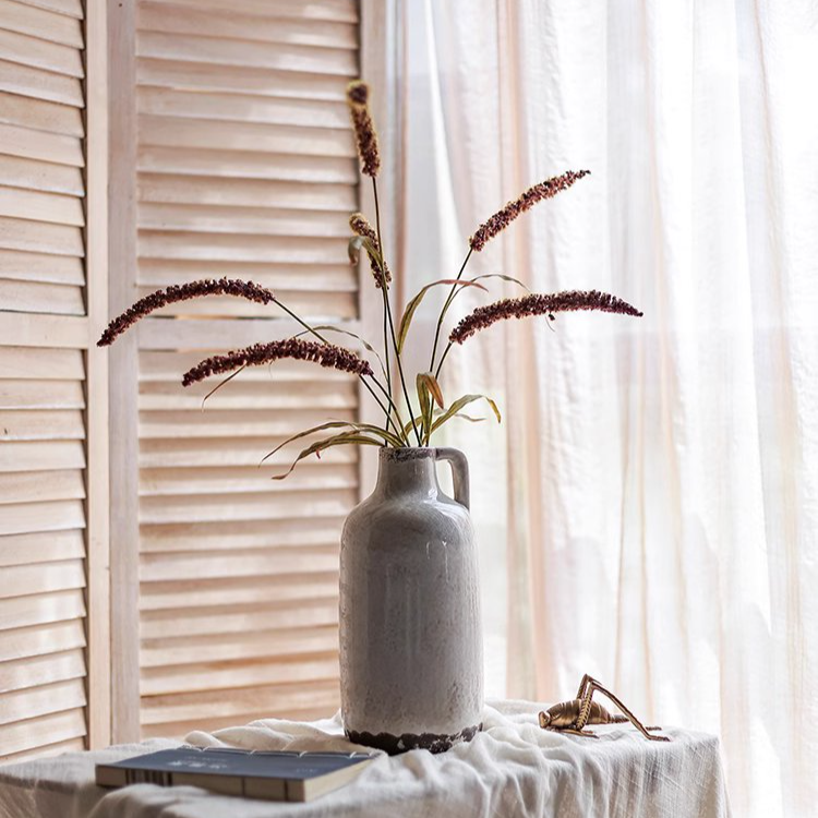 Three-Headed Dogtail Grass Stem - 39" Tall