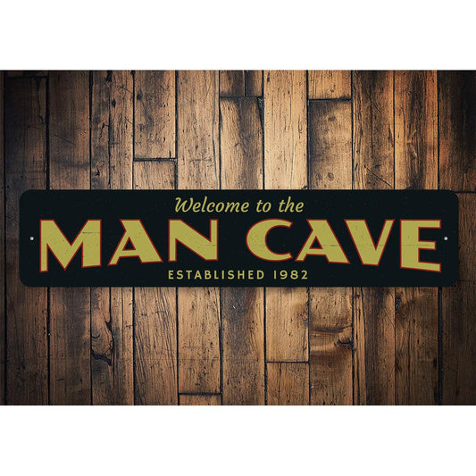Welcome to the Man Cave Sign