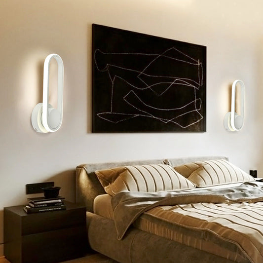 Rotatable  Bedroom Acrylic LED Wall Lamp for Indoor Use