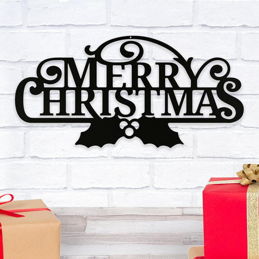 Merry Christmas - Metal Wall Decoration