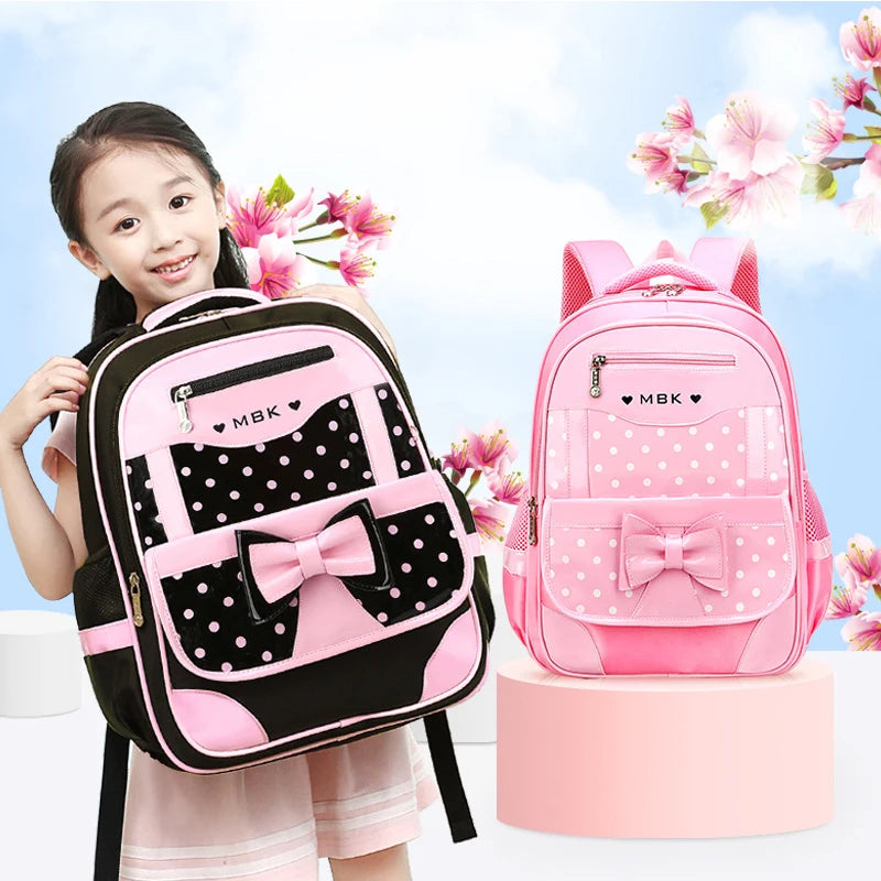 3-Piece Adorable School Bag Set for Girls