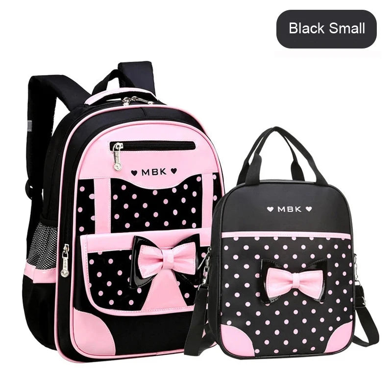 3-Piece Adorable School Bag Set for Girls
