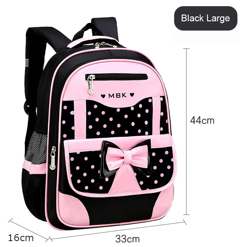 3-Piece Adorable School Bag Set for Girls