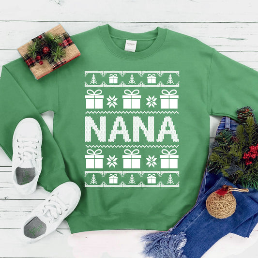 Nana Christmas Holiday Sweatshirt